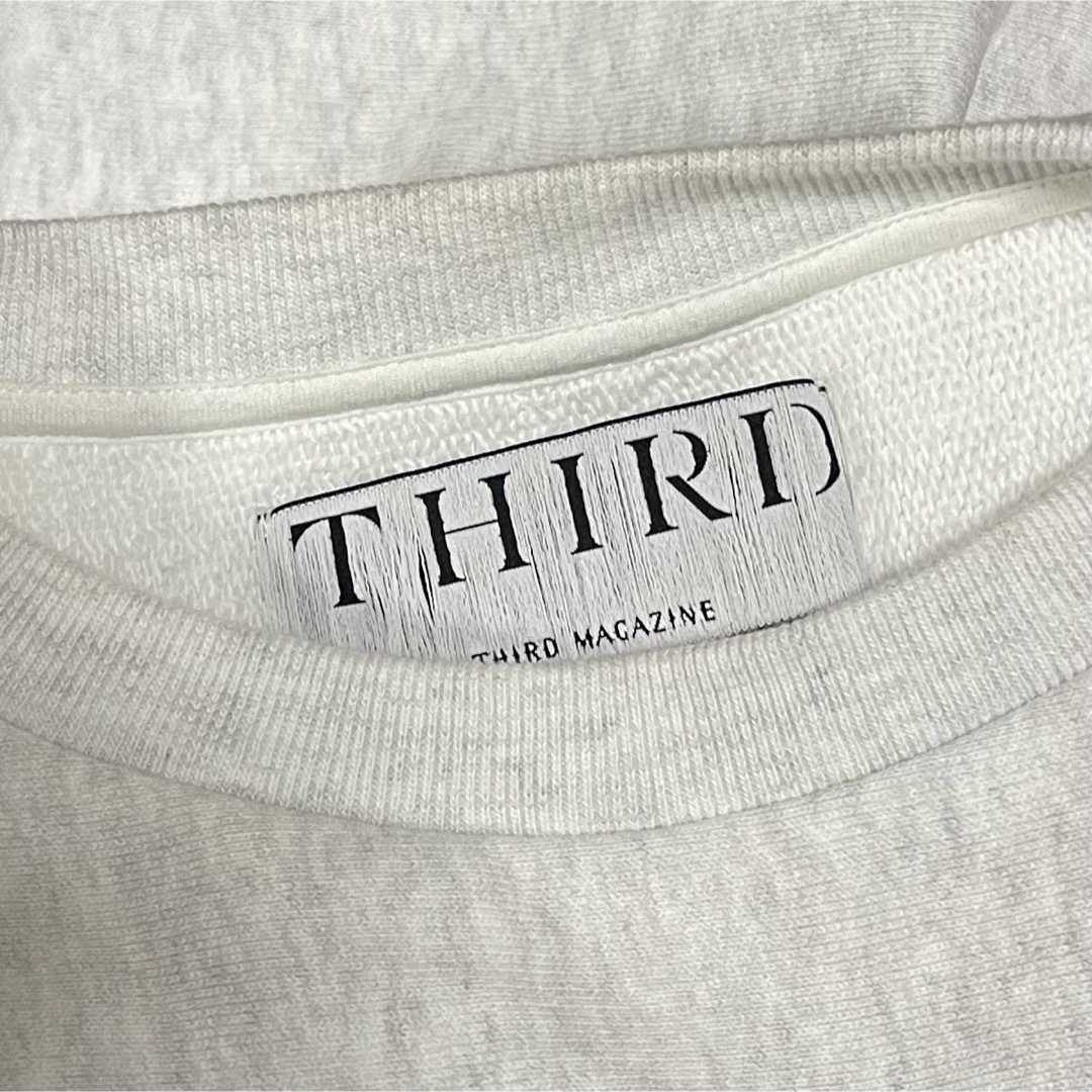 THIRD MAGAZINE ビッグロゴ裏毛スウェット|レディース THIRD MAGAZINE ビッグロゴ裏毛スウェット|レディース