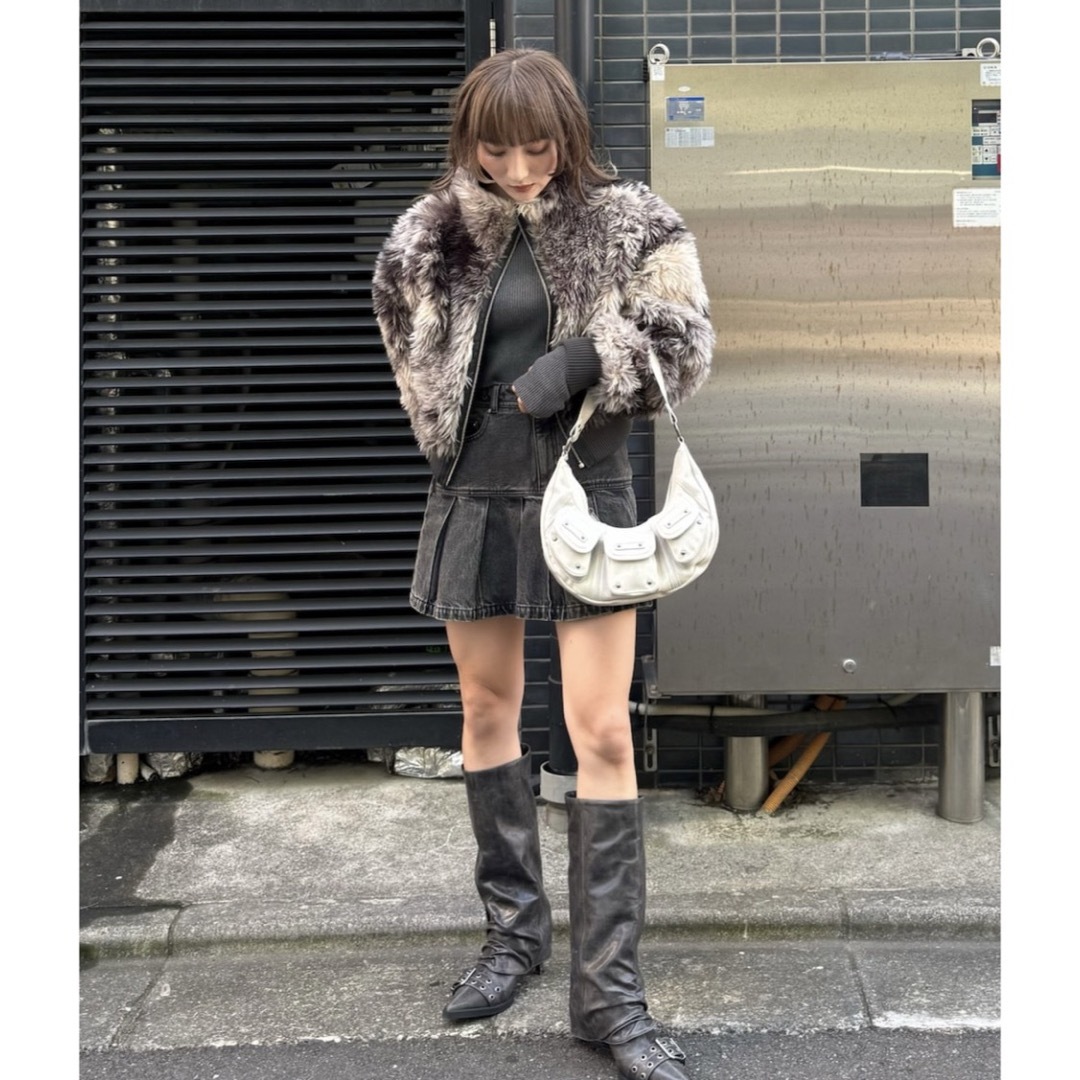 SLY - sly CURLY BOA CROP ブルゾン♡カーリーボアクロップ SLY - sly CURLY BOA CROP ブルゾン♡カーリーボアクロップ