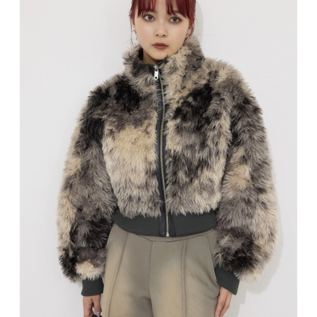 SLY - sly CURLY BOA CROP ブルゾン♡カーリーボアクロップ SLY - sly CURLY BOA CROP ブルゾン♡カーリーボアクロップ