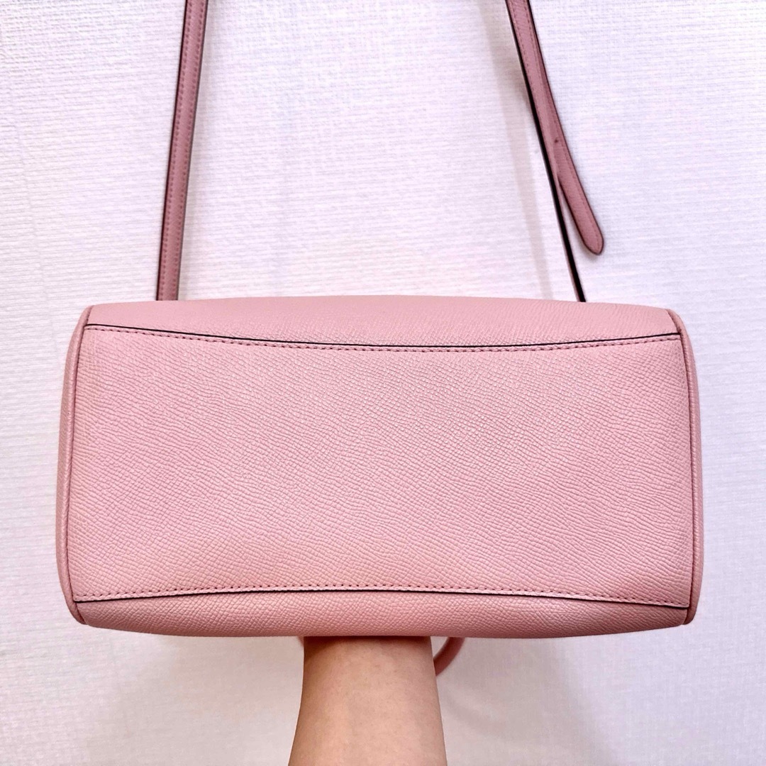 美品✨ コーチ coach ピンク ショルダー レザー ボストン バッグ 美品✨ コーチ coach ピンク ショルダー レザー ボストン バッグ