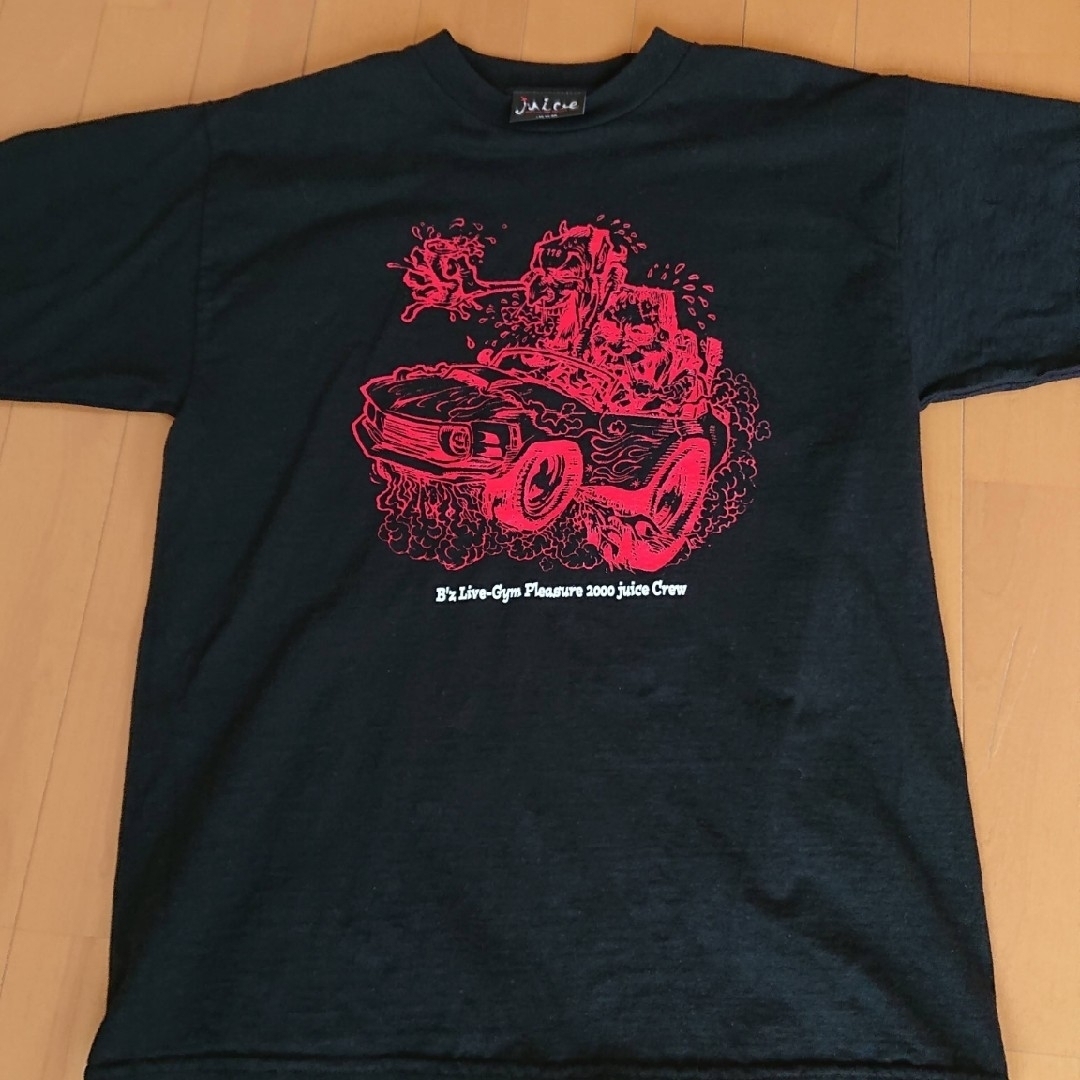 B'z - B'z Pleasure 2000 juice Crew Tシャツの通販 by ひらりん B'z - B'z Pleasure 2000 juice Crew Tシャツの通販 by ひらりん