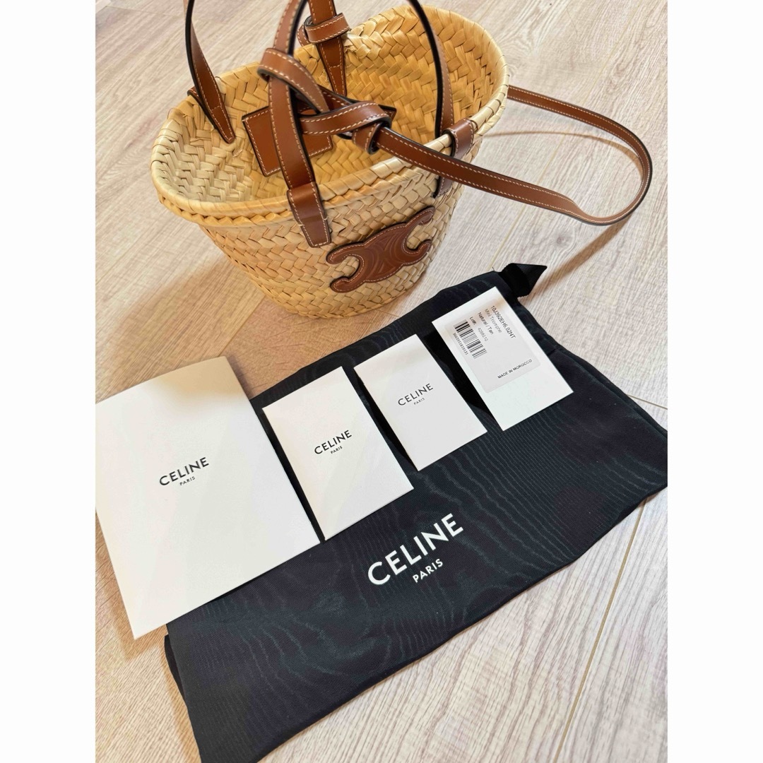 CELINE - セリーヌ ミニ トリオンフ パニエ かごバッグの通販 by CELINE - セリーヌ ミニ トリオンフ パニエ かごバッグの通販 by