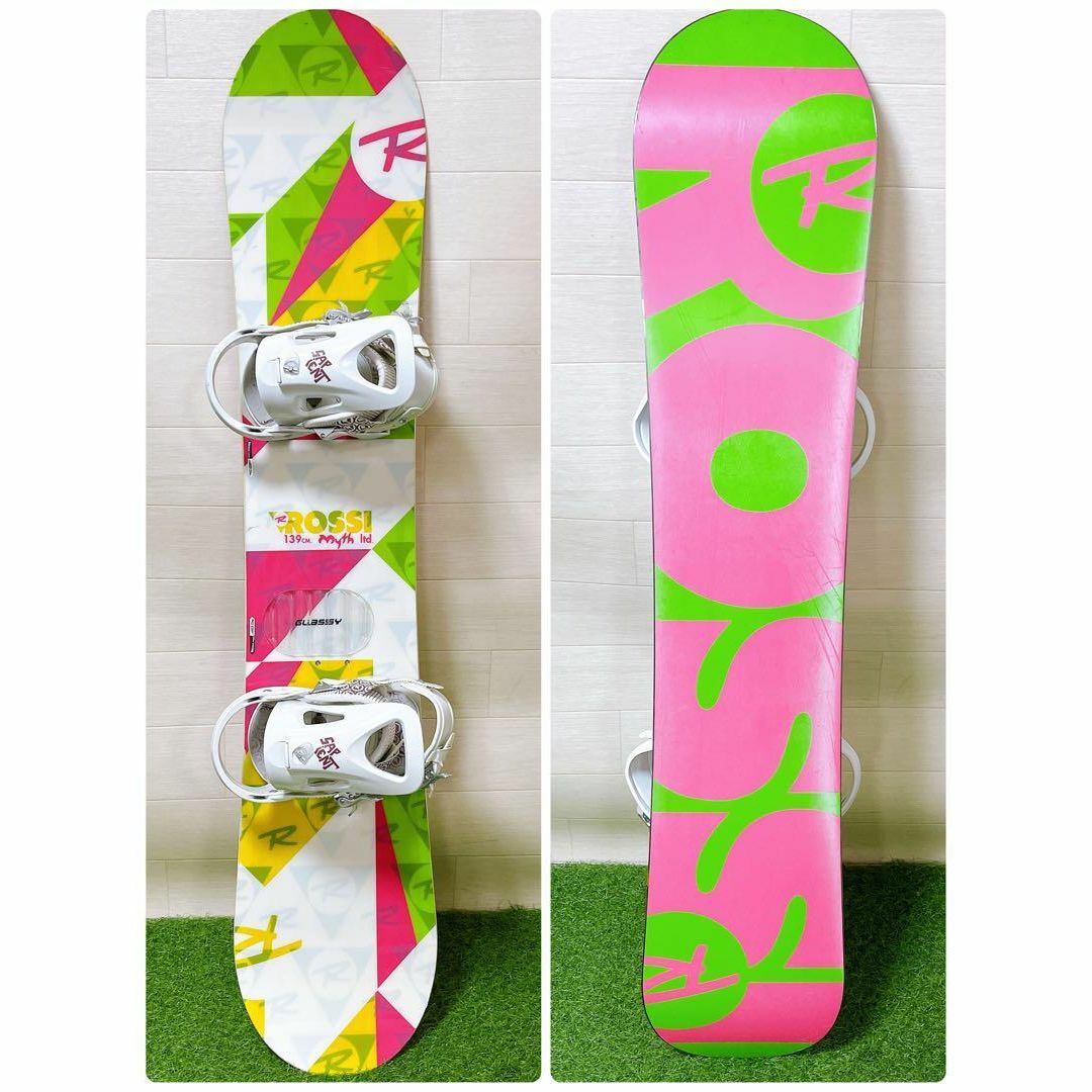 52【レディース3点・ブーツ未使用】ロシニョール 139cm 24cmの 52【レディース3点・ブーツ未使用】ロシニョール 139cm 24cmの