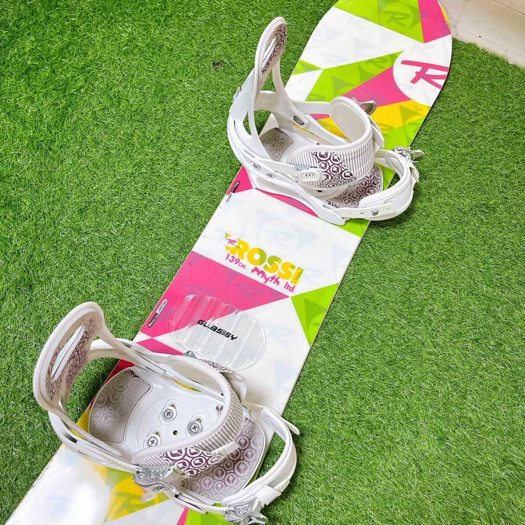 52【レディース3点・ブーツ未使用】ロシニョール 139cm 24cmの 52【レディース3点・ブーツ未使用】ロシニョール 139cm 24cmの