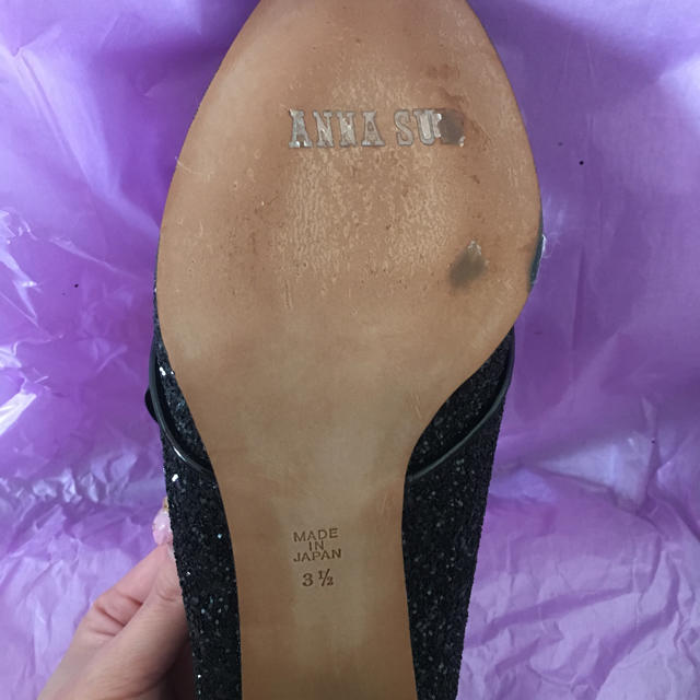 ANNA SUI(アナスイ)の【アナスイ】ラメグリッターブーティ レディースの靴/シューズ(ブーティ)の商品写真