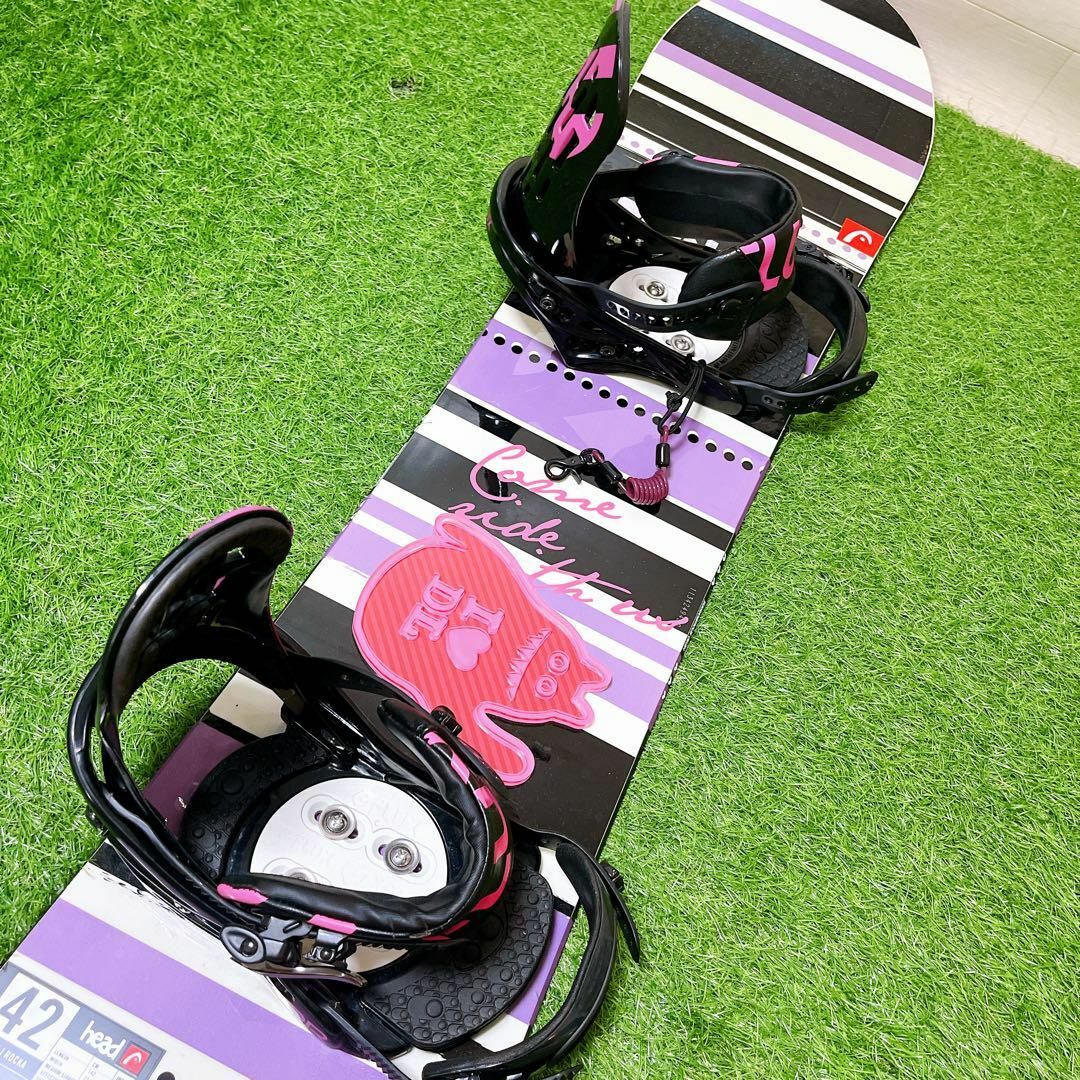 40【レディース3点・ブーツ未使用】HEAD 142cm ロッカー FLUX M 40【レディース3点・ブーツ未使用】HEAD 142cm ロッカー FLUX M