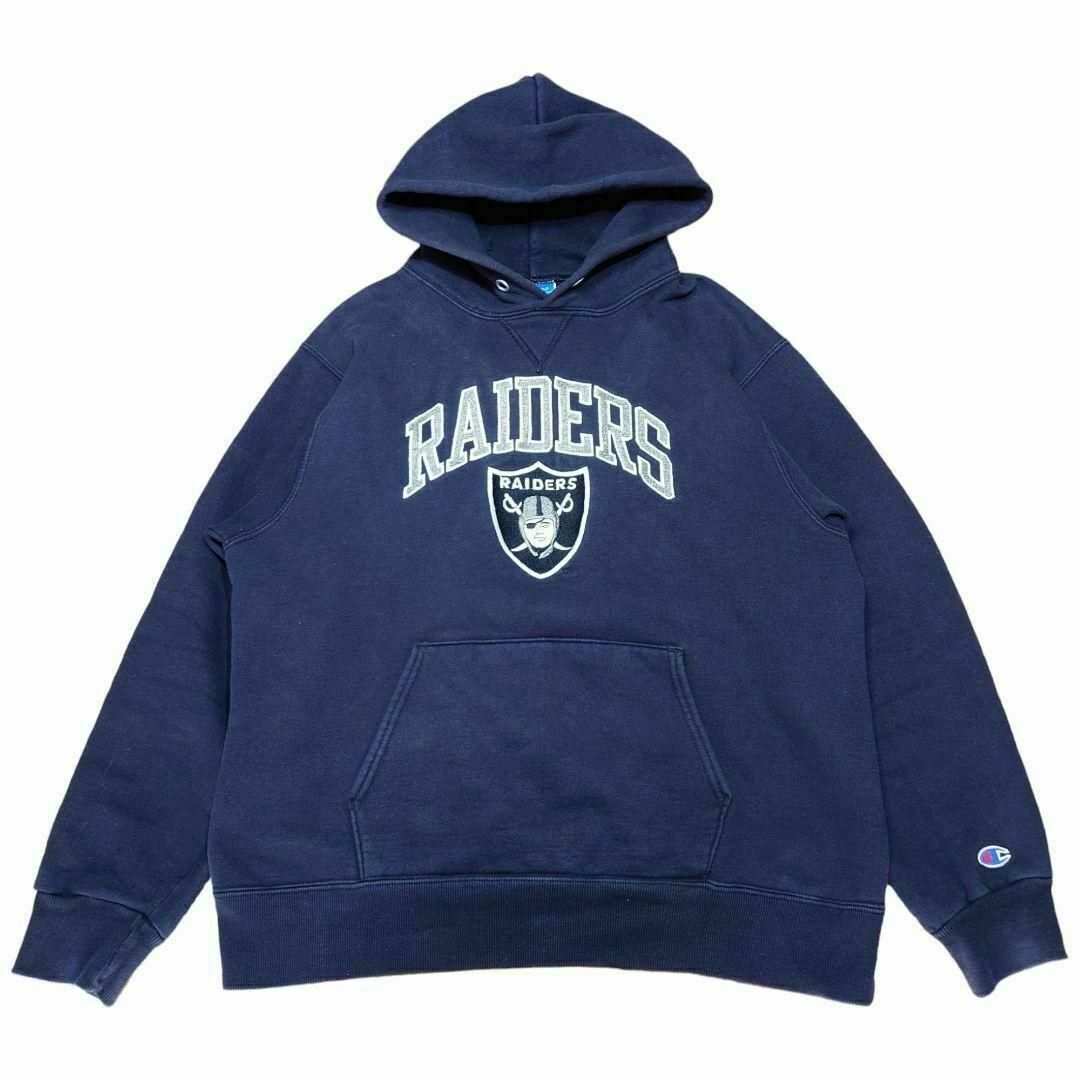 Champion - USA製90s Champion レイダース ビッグロゴ刺繍 Champion - USA製90s Champion レイダース ビッグロゴ刺繍