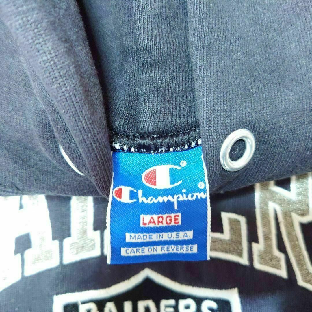 Champion - USA製90s Champion レイダース ビッグロゴ刺繍 Champion - USA製90s Champion レイダース ビッグロゴ刺繍