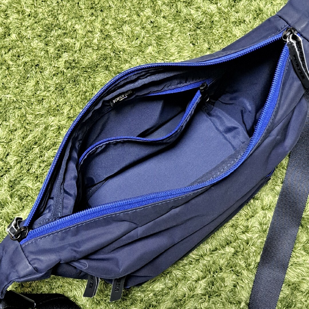 PORTER - PORTER ムース ショルダーバッグS ネイビーの通販 by S PORTER - PORTER ムース ショルダーバッグS ネイビーの通販 by S