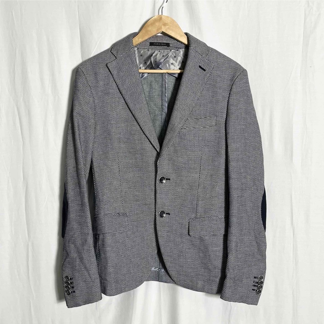 ZARA - ZARA(ESP)ビンテージエルボーパッチテイラードジャケット ZARA - ZARA(ESP)ビンテージエルボーパッチテイラードジャケット