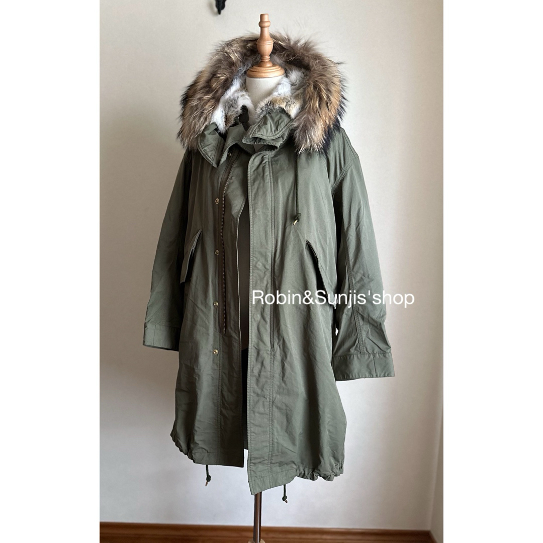 Deuxieme Classe khakigreen モッズコート ジャケット/アウター Deuxieme Classe khakigreen モッズコート ジャケット/アウター