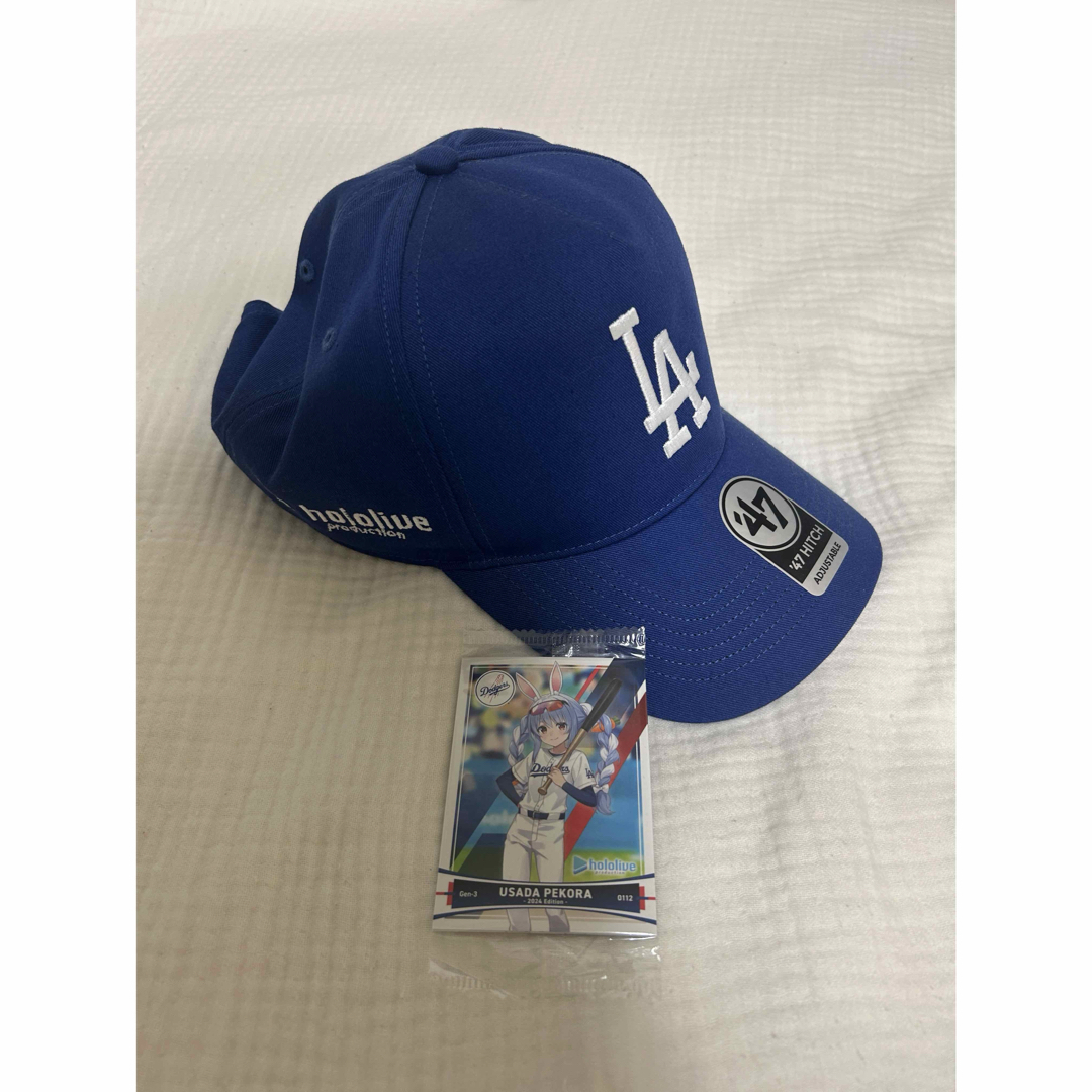 レア】hololive Dodgers 限定コラボ キャップ&カード 記念品 レア】hololive Dodgers 限定コラボ キャップ&カード 記念品