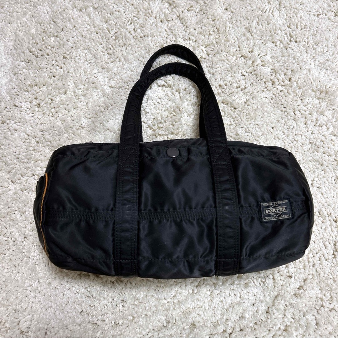 希少】PORTER ポーター ミニ ボストンバッグ S タンカー ナイロン 黒 希少】PORTER ポーター ミニ ボストンバッグ S タンカー ナイロン 黒