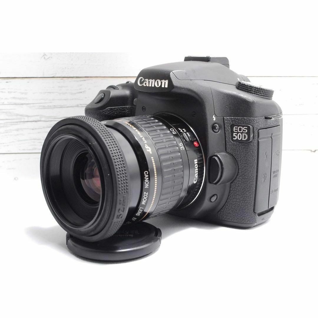 初心者〜アマチュア向け✨お手頃価格✨CANON EOS 50D ダブルズーム EOS 50D キヤノン デジタル一眼 CANON ダブルズーム 中古 新品