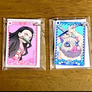 キメツノヤイバ(鬼滅の刃)のくら寿司　鬼滅の刃  アクリルキーホルダー　禰󠄀豆子　伊之助　セット(キーホルダー)