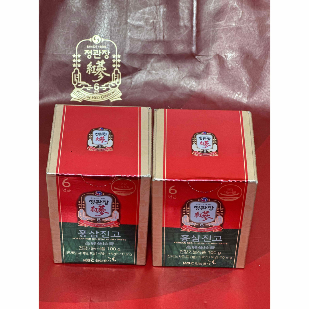 新品未開封 正官庄高麗人参 高麗蔘珍膏 エキス100g x 4個 新品未開封 正官庄高麗人参 高麗蔘珍膏 エキス100g x 4個