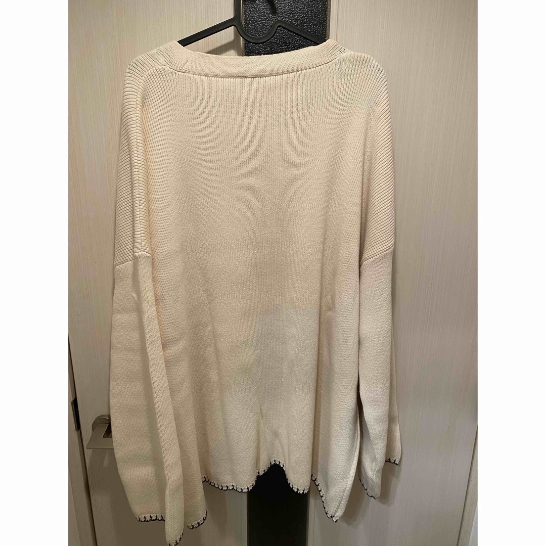 ZARA - 新品未使用!ZARA コントラストトップステッチニット ZARA - 新品未使用!ZARA コントラストトップステッチニット