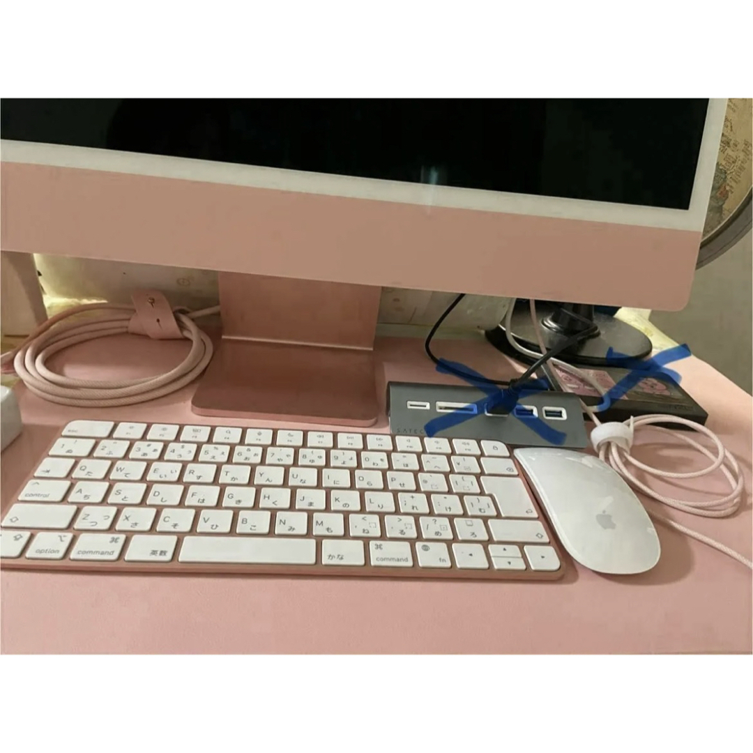 Mac (Apple) - iMac 24インチ 2021モデル ピンク レッドの通販 Mac (Apple) - iMac 24インチ 2021モデル ピンク レッドの通販