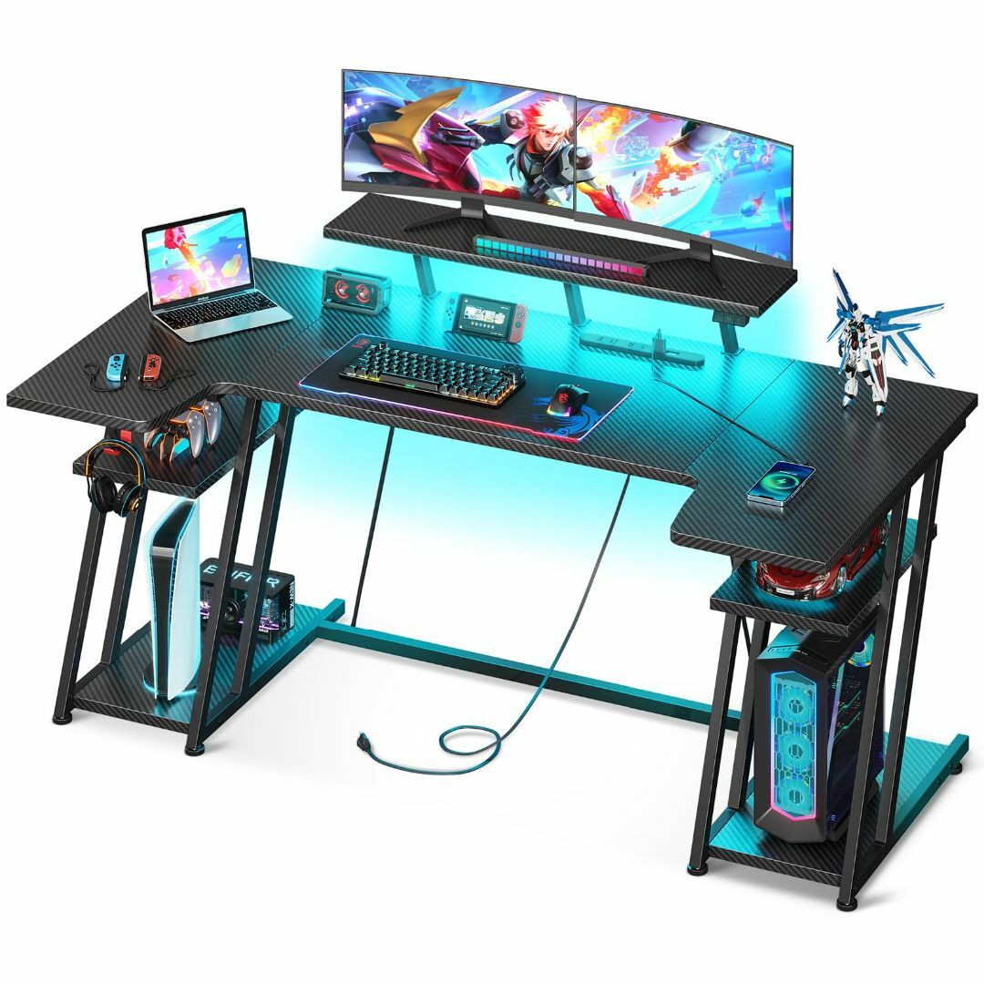 MOTPK ゲーミングデスク l字 パソコンデスク pcデスク MOTPK ゲーミングデスク l字 パソコンデスク pcデスク