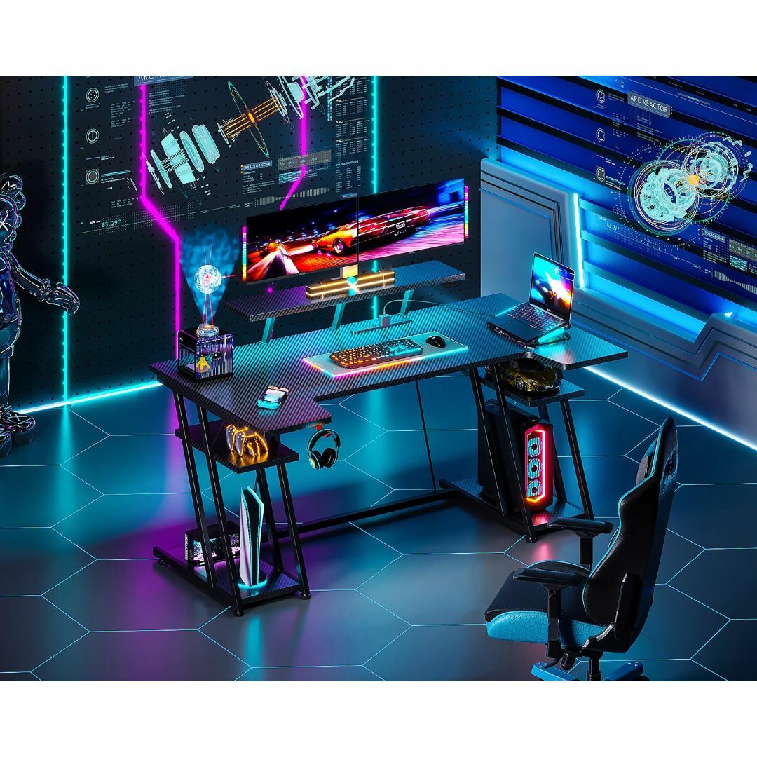 MOTPK ゲーミングデスク l字 パソコンデスク pcデスク MOTPK ゲーミングデスク l字 パソコンデスク pcデスク