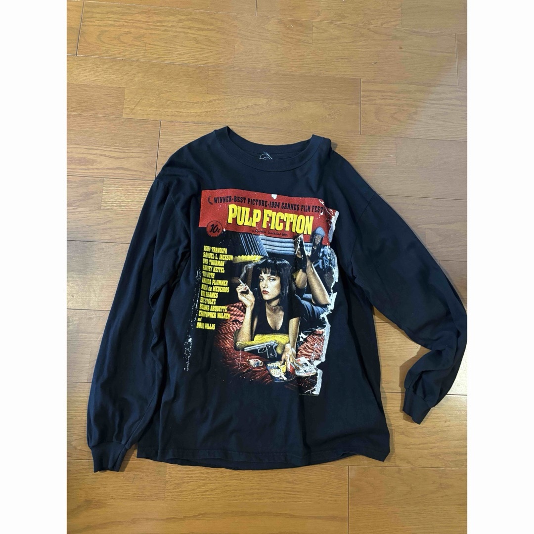 90s PULP FICTION Tシャツ コピーライト有り ロンt 90s PULP FICTION Tシャツ コピーライト有り ロンt