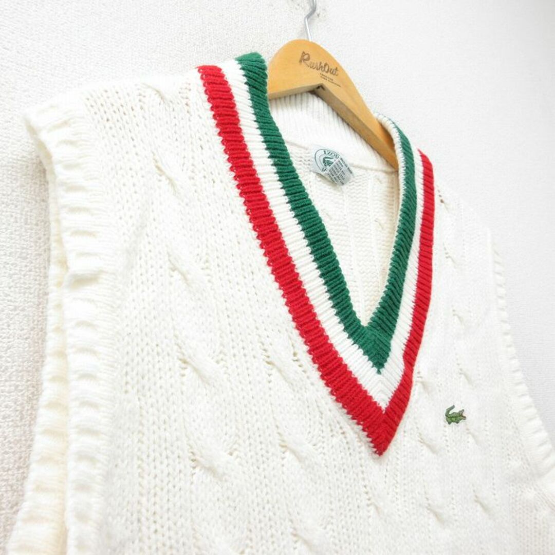 LACOSTE - L☆古着 ラコステ LACOSTE IZOD ブランド ケーブル LACOSTE - L☆古着 ラコステ LACOSTE IZOD ブランド ケーブル