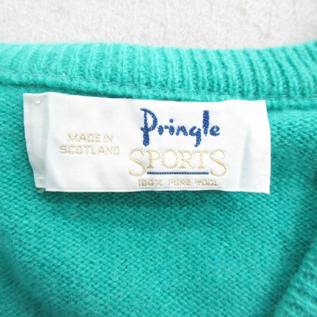 XL☆古着 長袖 セーター メンズ 80年代 80s Pringle ウール V XL☆古着 長袖 セーター メンズ 80年代 80s Pringle ウール V