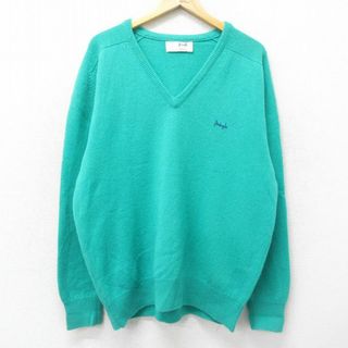 XL☆古着 長袖 セーター メンズ 80年代 80s Pringle ウール V XL☆古着 長袖 セーター メンズ 80年代 80s Pringle ウール V