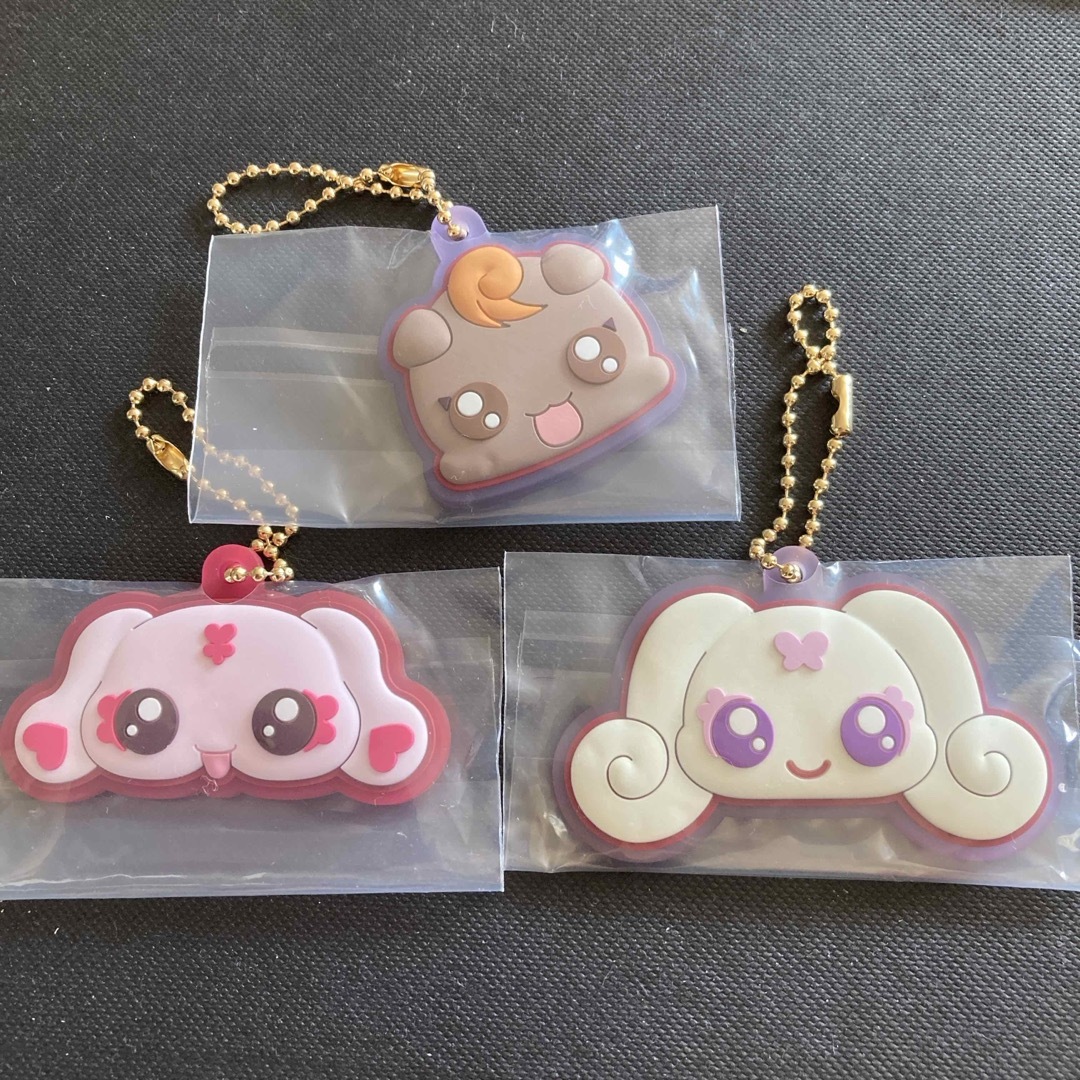 プリキュア ぷっくり妖精ラバーチャーム 3種 エンタメ/ホビーのアニメグッズ(キーホルダー)の商品写真