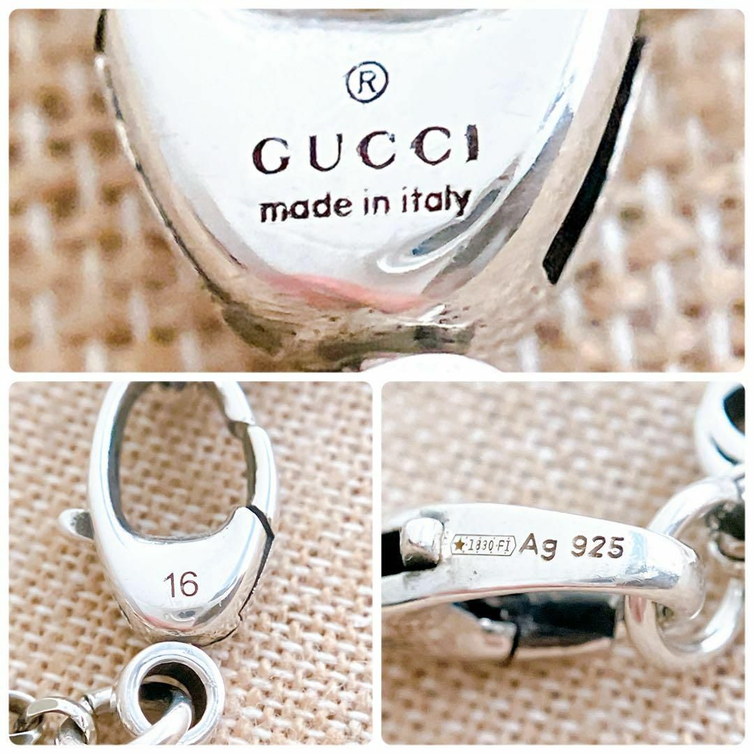 洗浄済*グッチ GUCCI 925 ブレスレット シルバー レディース 洗浄済*グッチ GUCCI 925 ブレスレット シルバー レディース