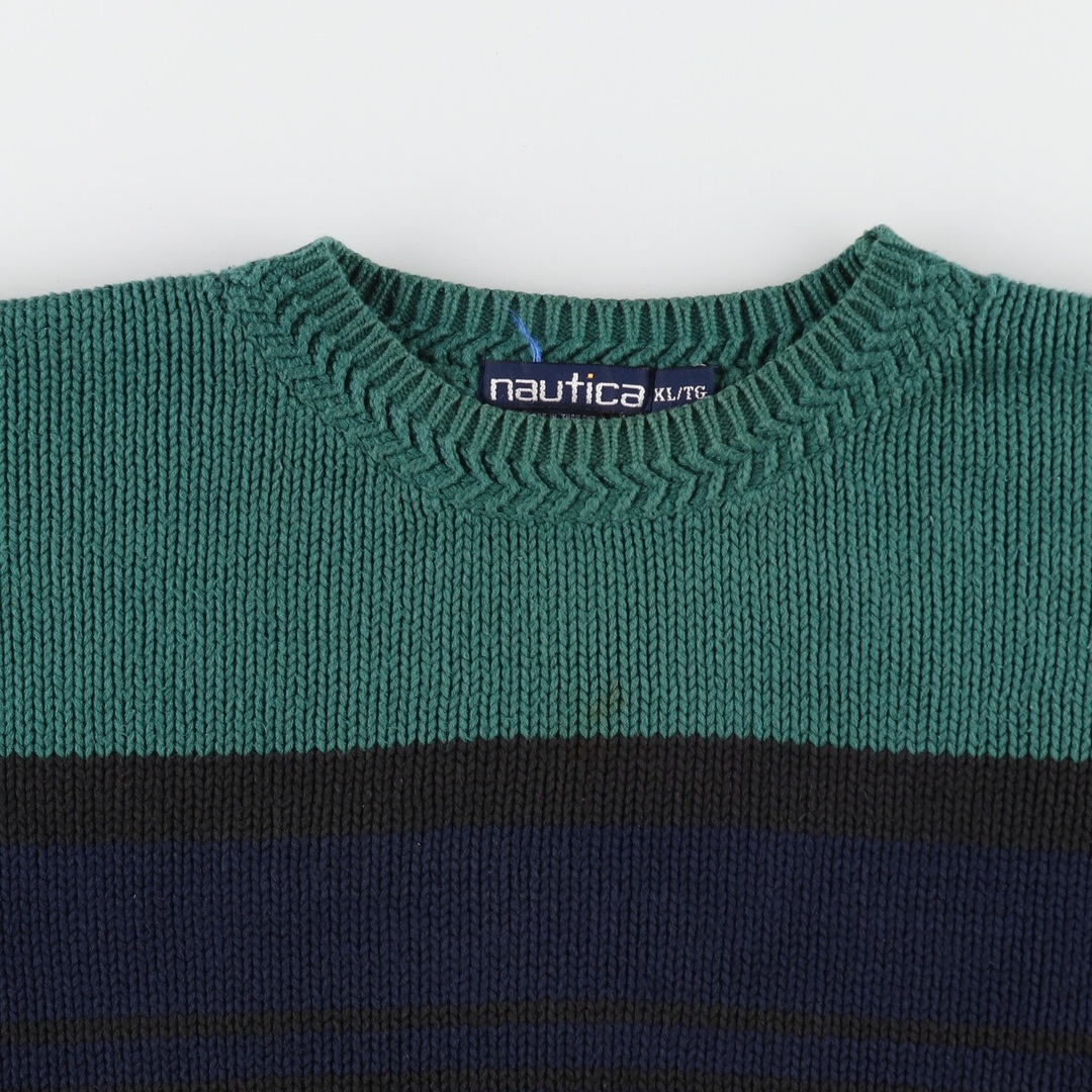 NAUTICA - 古着 90年代 ノーティカ NAUTICA マルチボーダー NAUTICA - 古着 90年代 ノーティカ NAUTICA マルチボーダー