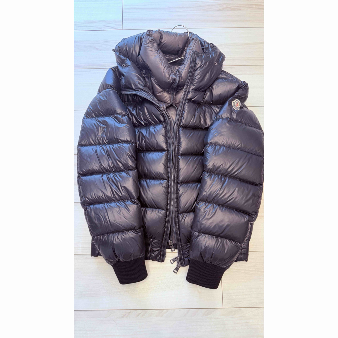 MONCLER - MONCLER ダウンジャケット ブラック サイズ1 国内正規 MONCLER - MONCLER ダウンジャケット ブラック サイズ1 国内正規