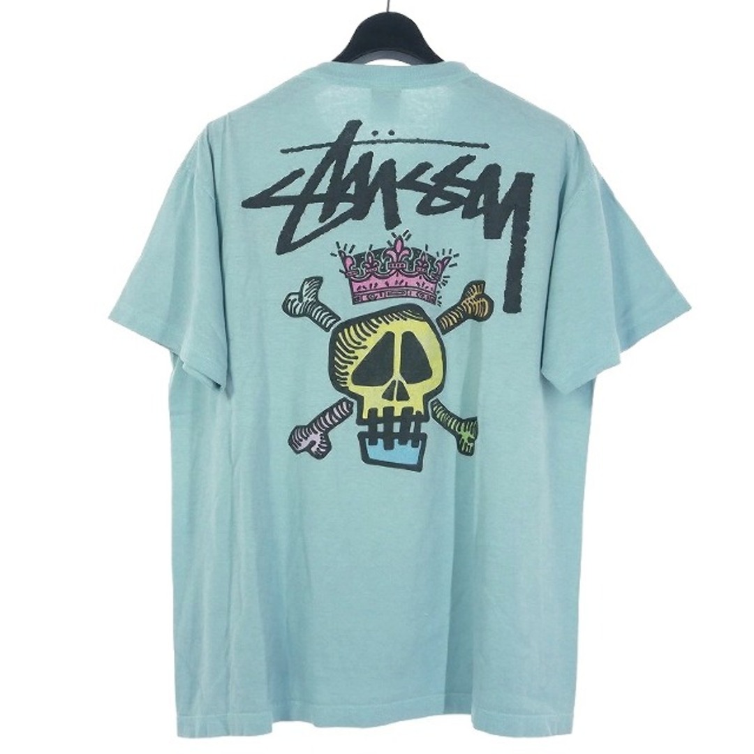 ステューシー STUSSY 00S スカル ドクロ プリントTシャツ 半袖 L ステューシー STUSSY 00S スカル ドクロ プリントTシャツ 半袖 L