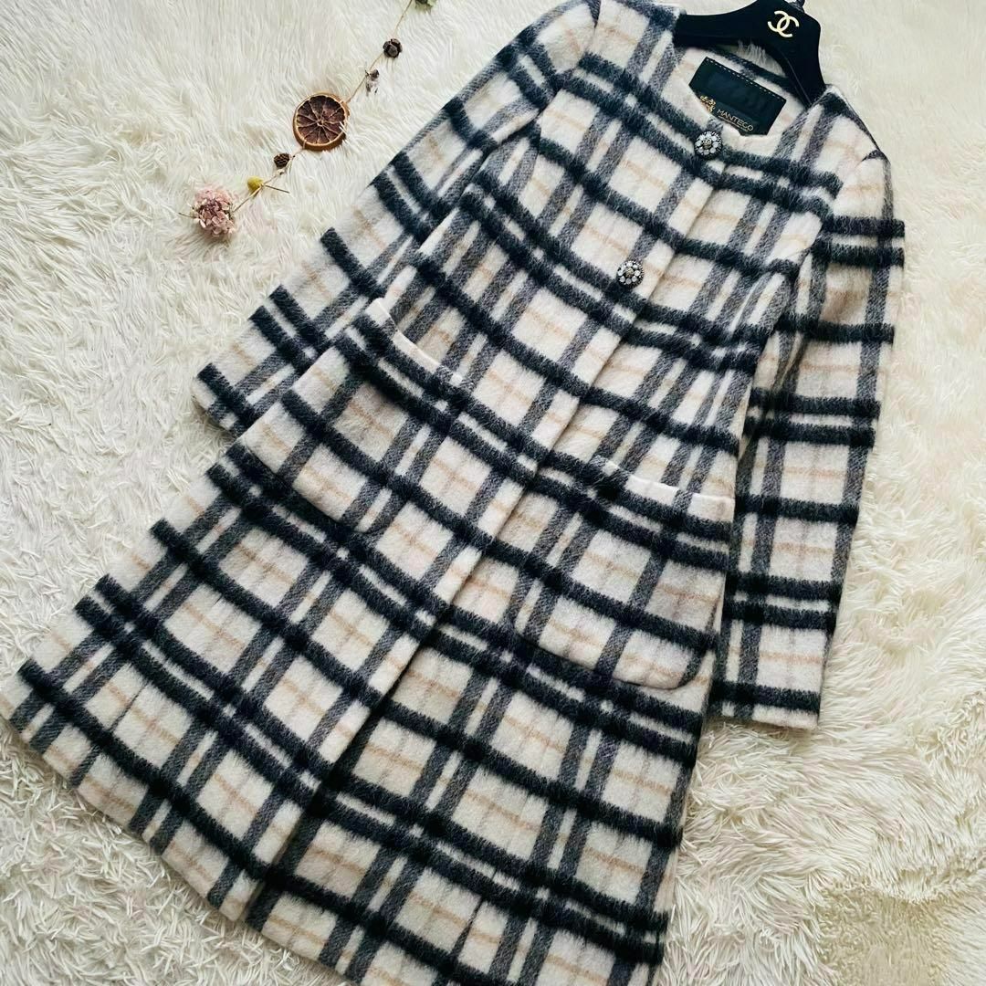TO BE CHIC - 極美品○MANTECO社製○トゥービーシック チェック TO BE CHIC - 極美品○MANTECO社製○トゥービーシック チェック