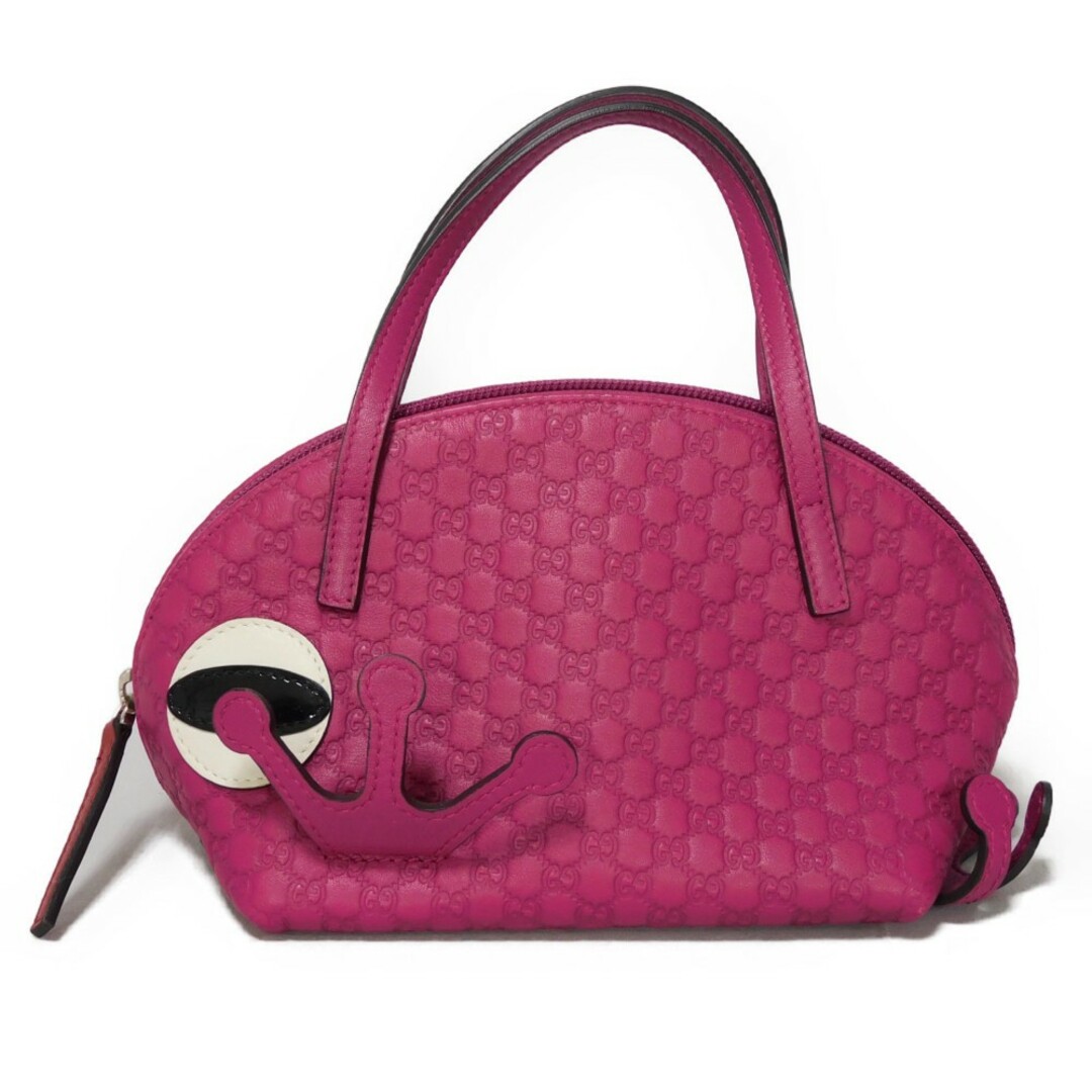 GUCCI - GUCCI グッチ グッチッシマ チルドレン フロッグ カエル ミニバッグ パープル ピンク ボーイズ ガールズ マイクロ GG シマ フューシャ ハンドバッグ 340620