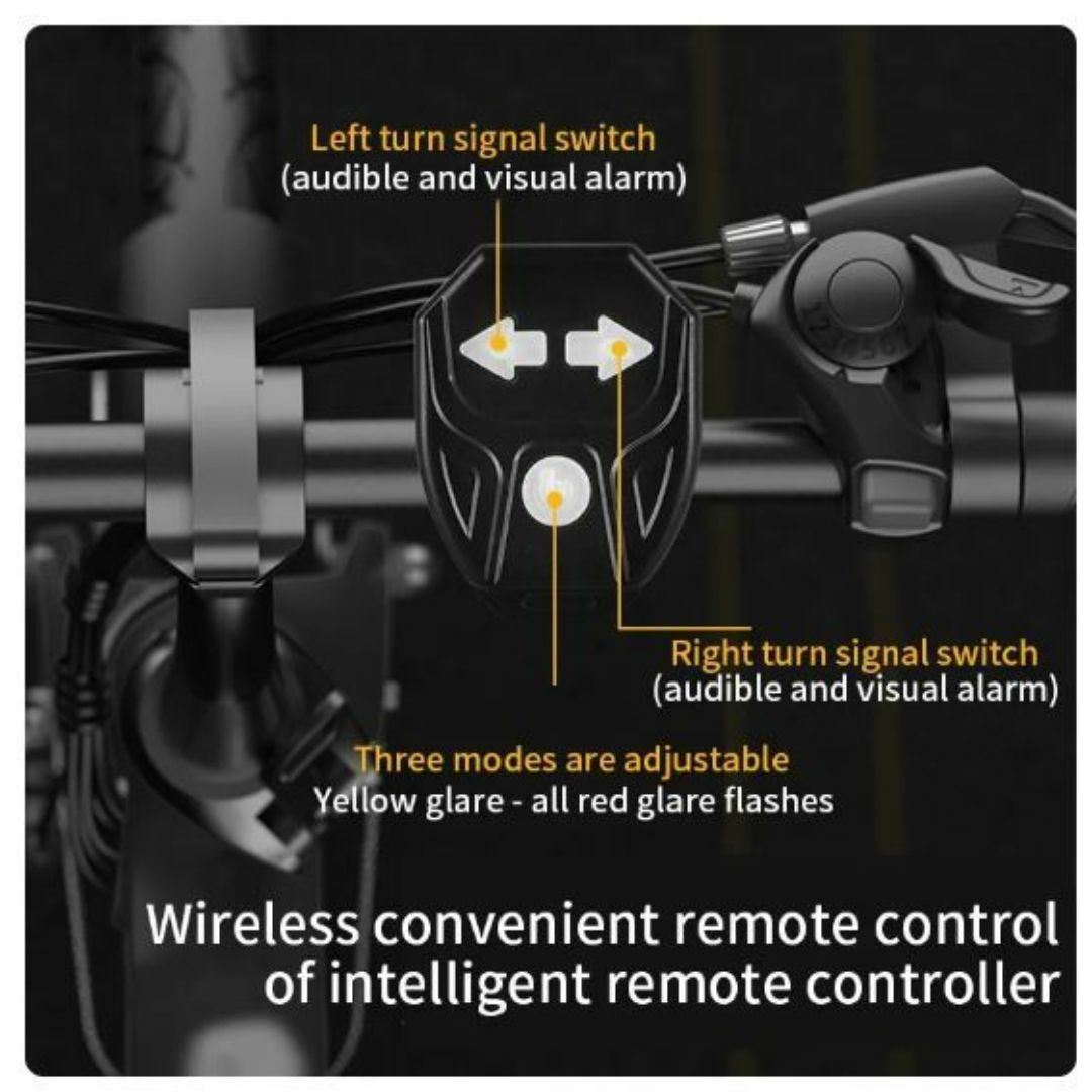 ウインカー付き 自転車テールライト スマート ワイヤレス 後付け ウインカー付き 自転車テールライト スマート ワイヤレス 後付け