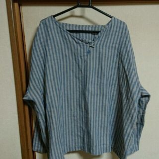 ネストローブ(nest Robe)のnest Robe(ネストローブ)/リネンストライプブラウス(シャツ/ブラウス(長袖/七分))