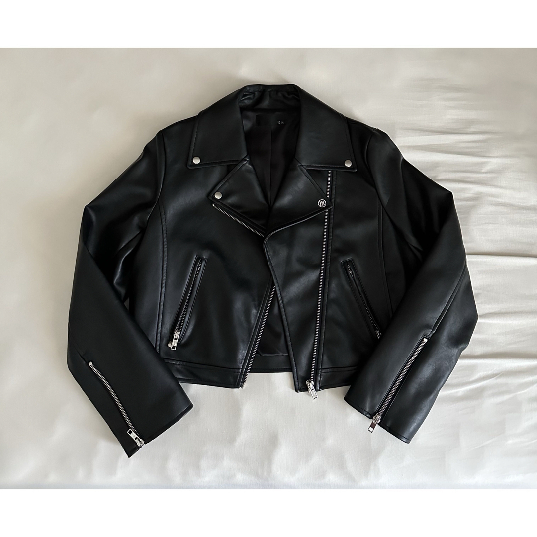 R様専用 Riu Faux leather riders jacketの通販 by nana's shop R様専用 Riu Faux leather riders jacketの通販 by nana's shop