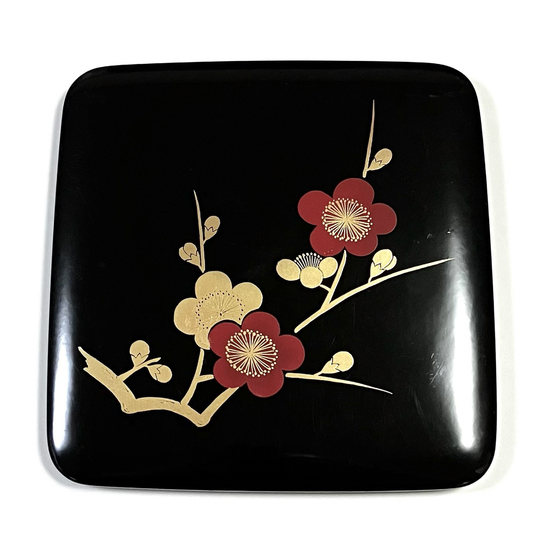 漆器 会津塗 三段 重箱 枝梅 雅匠 黒の通販 by k-mix's shop|ラクマ 漆器 会津塗 三段 重箱 枝梅 雅匠 黒の通販 by k-mix's shop|ラクマ