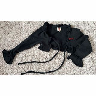 F.M.D.120cmボレロ黒長袖女の子上着カーディガン(カーディガン)