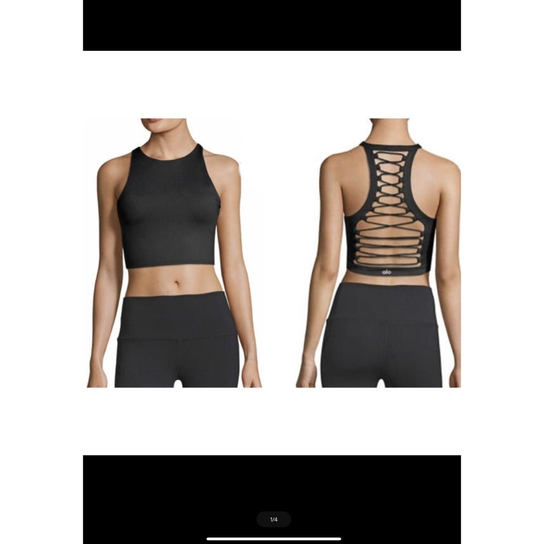 Alo yoga アロヨガ タンクトップ ブラ Sサイズ Alo yoga アロヨガ タンクトップ ブラ Sサイズ