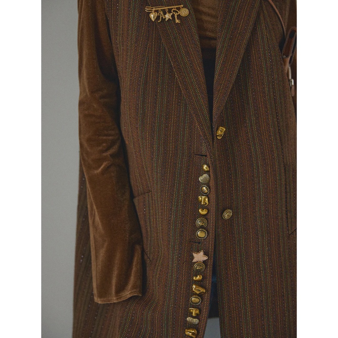 新作 AMERI UND MANY MOTIF BUTTON VEST 新作 AMERI UND MANY MOTIF BUTTON VEST