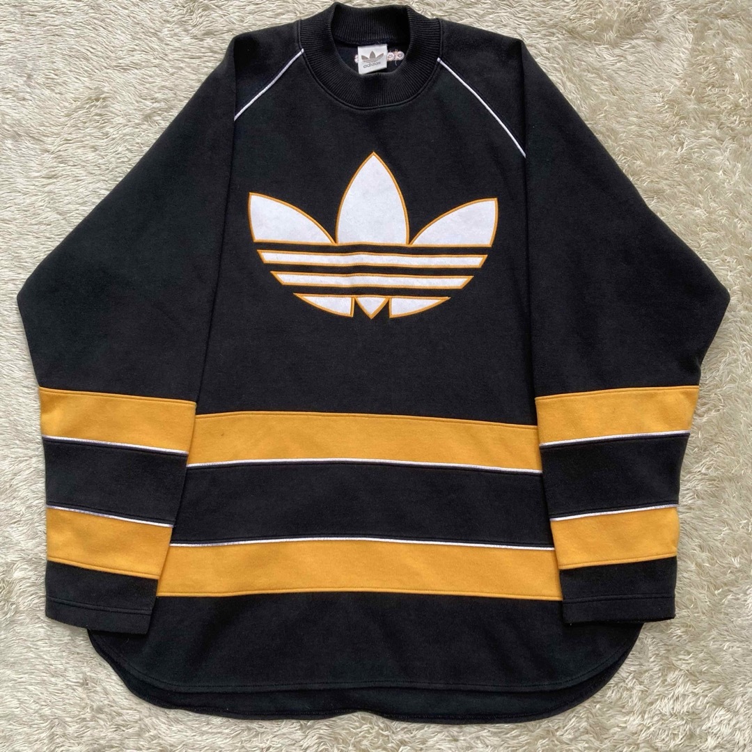 激レア】80-90s adidas スウェット トレフォイル ロゴ 銀タグ 激レア】80-90s adidas スウェット トレフォイル ロゴ 銀タグ