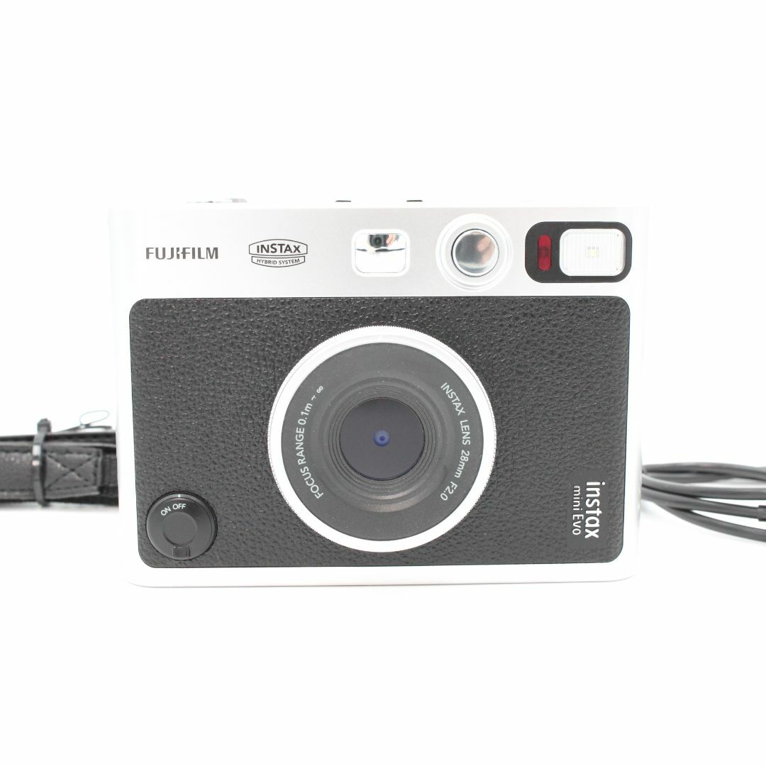富士フイルム - 【美品】FUJIFILM 富士フイルム チェキ Evo ハイブリッドインスタントカメラ instax mini Evo INS MINI EVO BLACK #LE2024797