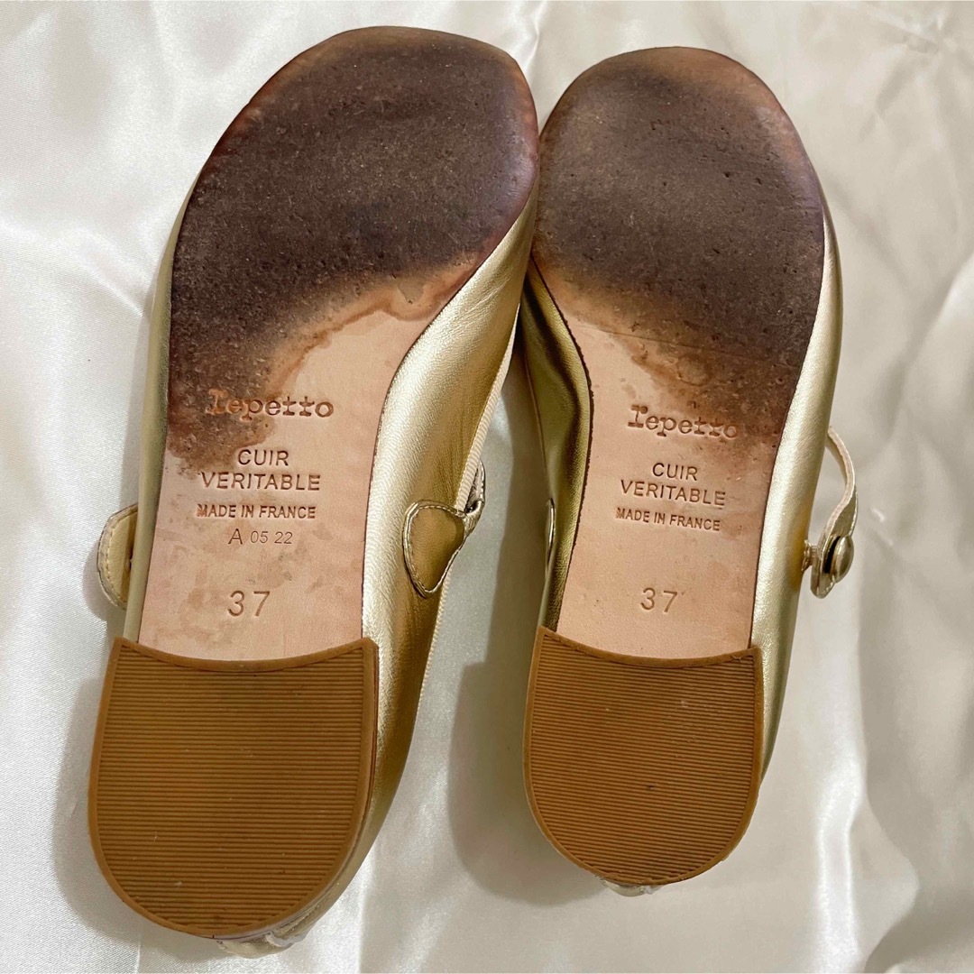 repetto - レペット メリージェーン ゴールド 37の通販 by repetto - レペット メリージェーン ゴールド 37の通販 by