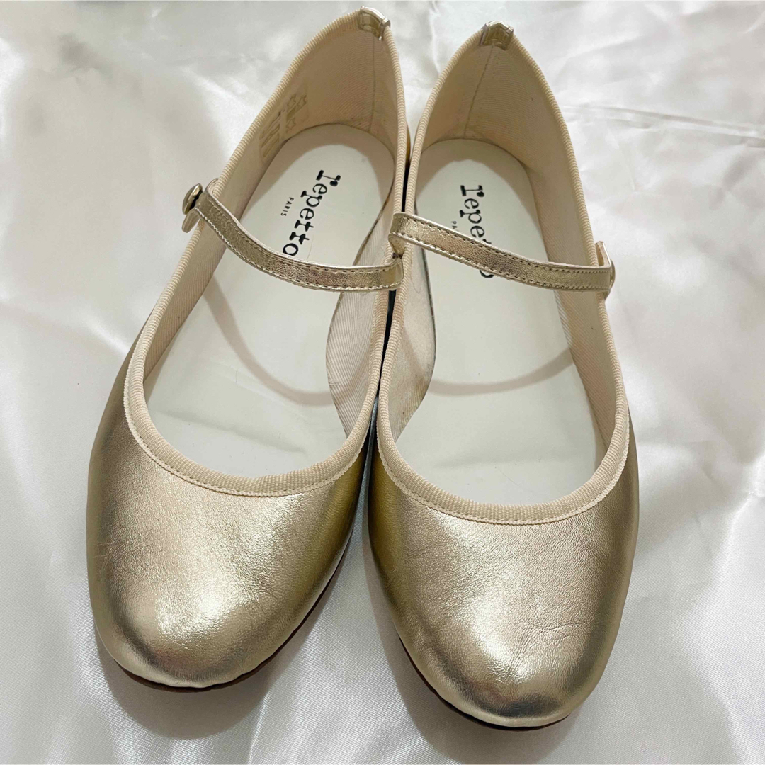 repetto - レペット メリージェーン ゴールド 37の通販 by repetto - レペット メリージェーン ゴールド 37の通販 by
