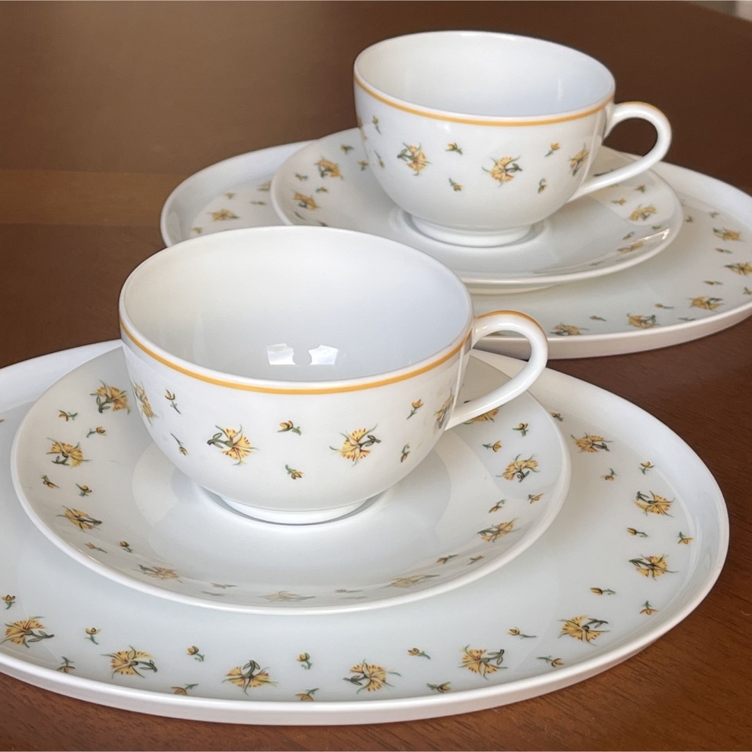 美品】レイノーリモージュ☆ブーゲンビリア☆トリオ ペア 美品】レイノーリモージュ☆ブーゲンビリア☆トリオ ペア