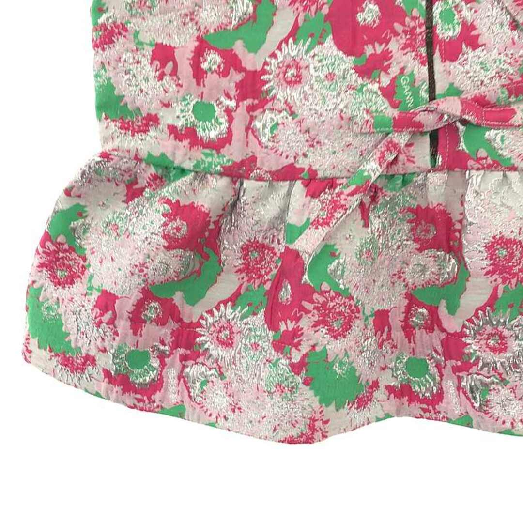 美品】 Ganni / ガニー | 3D Jacquard Sleeveless Ribbon Blouse 美品】 Ganni / ガニー | 3D Jacquard Sleeveless Ribbon Blouse