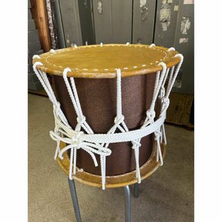 新品・未使用】 牛革 和太鼓 1.8尺強・バチ付き・台付き 祭り ① 新品・未使用】 牛革 和太鼓 1.8尺強・バチ付き・台付き 祭り ①