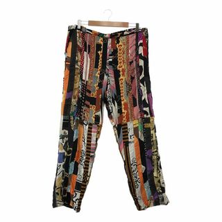 【美品】  SEEALL / シーオール | Reconstructed Scarf Pants / 再構築 ヴィンテージスカーフ リメイク ドローストリング イージーパンツ / 総裏地 | F | マルチカラー | メンズ(その他)